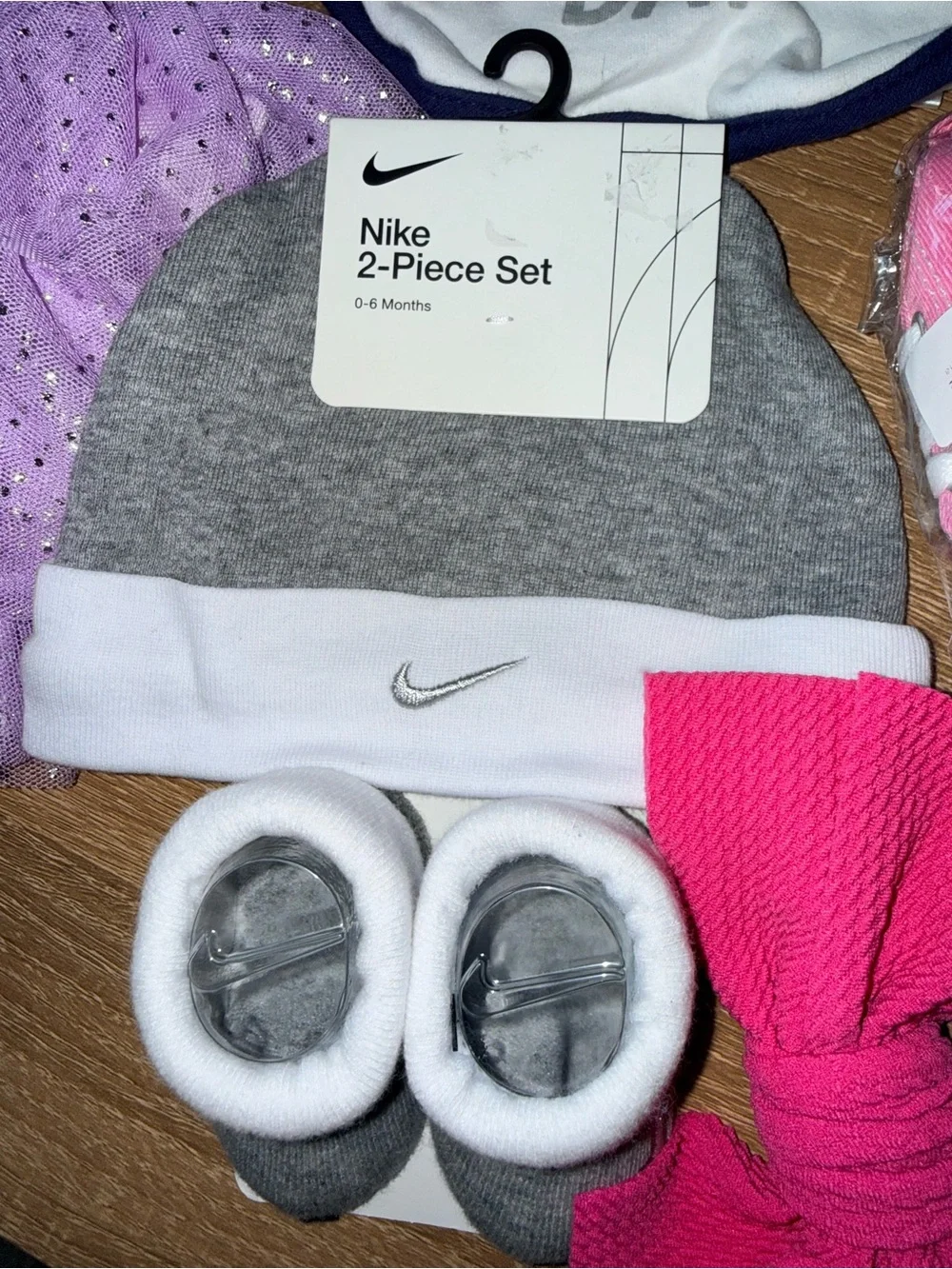 Nike Baby Accessories Set mittens hats socks bibs all newborn girls infant